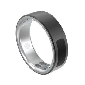 Smart Ring Health Tracker Fitness Ring Heart Rate Blood Oxygen Sleep Monitor Smart Ring For Men Women (Option: Black-06)