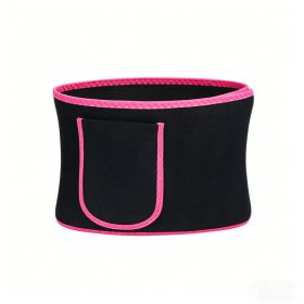 Men&Women Waist Trimmer Belt Burn Fat Sweat Body Shaper Weight Loss Girdle Gym (Option: A)