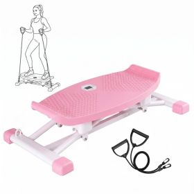 Compact Home Treadmill, Electric Running Machine For Indoor Walking And Jogging (Option: WhitePink)