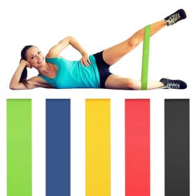 5PCS Resistance Bands Loop Exercise Workout CrossFit Fitness Yoga Booty Band (Option: A)