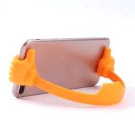 Hand Modeling Phone Stand Bracket Holder Wholesale Mobile Phone Holder Mount For Cell Phone Tablets Universal Desk Holder (Color: Orange)