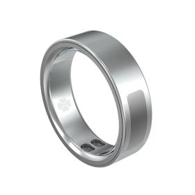 Smart Ring Health Tracker Fitness Ring Heart Rate Blood Oxygen Sleep Monitor Smart Ring For Men Women (Option: Sliver-06)